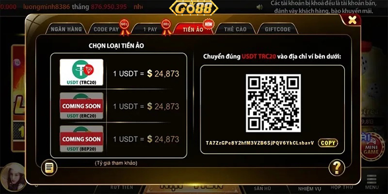 Nạp Tiền Go88 | go88.bz Nạp Tiền Go88 - Nhanh Gọn trong 3 phút, Chính Xác 100%